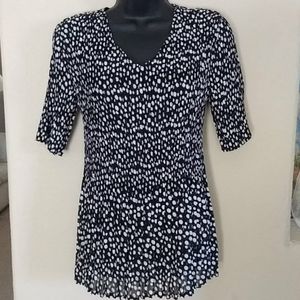 Psychedelic Pleated Expandable Top Sheer